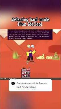 Defeating Hard Mode Finn McCool | Block Tales #blocktales #roblox #robloxblocktales