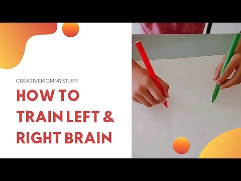 How to develop left and right brain co-ordination in kids|Left & right brain development|Art therapy