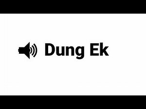 SOUND EFFECT DUNG EK | Sound effect lucu