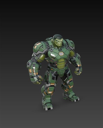 Iron Hulk 3D Printable STL File | Mecha Brute Tabletop Miniature | Sci-fi Superhero 3D Model - Etsy
