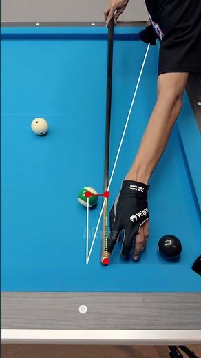 Accurate bank shot technique