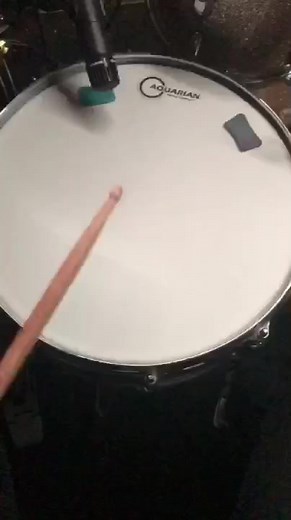 #beforeandafter Changing out #drum #heads #geekingout #tech #snare #tom #howto