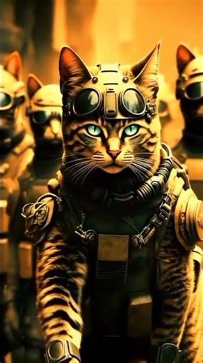 “Army Cats on Duty | AI-Generated Military Cat Squad”