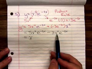 Math 1325 Derivative of e Formula and Examples