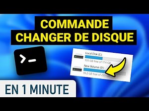 Passer du disque C au disque D sur votre terminal Windows