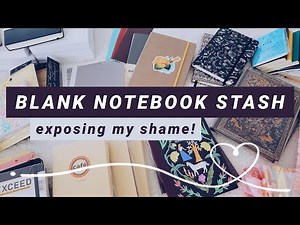 Blank Notebook Collection 2023: Let's Use Them Up! | Zero Stash Journey