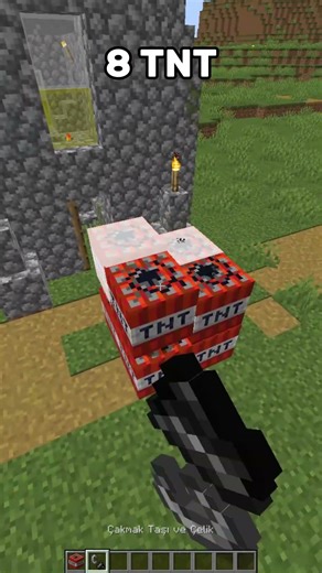 8 TNT Explosion #minecraft