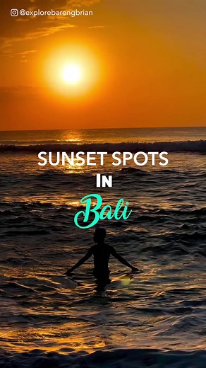 20K views · 177 reactions | Sunset spots in Bali #reels #reelsfb #bali #travelling | Be There | Facebook