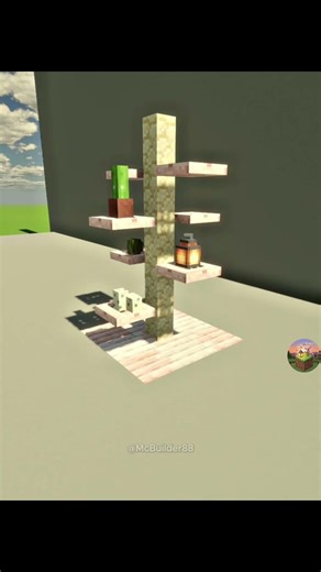 Display Pillar #minecraft #로빈 #minecraftguide