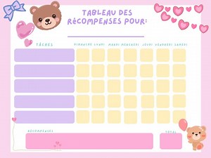 Daily Chore Chart for Kids, Rewards - Etsy