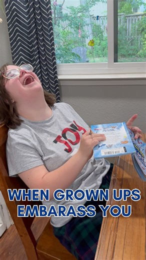 Ruby was cracking up going through her quiz book today. Question: “What’s the WORST thing?” Her pick: “When grown-ups embarrass you.” 😂🙈 Girl, we don’t TRY to embarrass you… but it kinda IS our job as your parents, lol. Love you big time. ❤️ | RubysRainbow.org