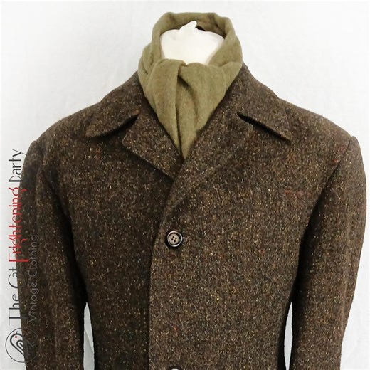 Gents Harris Tweed Coat, Size 42-44" Vintage Dunn & Co, Mens Overcoats, Pure Wool, Scottish Tweeds, Harris Tweed Overcoat, - Etsy