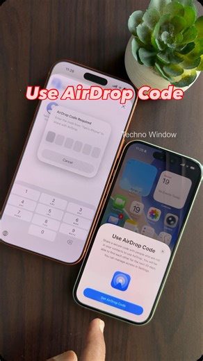 Techno Window on Instagram: "Use AirDrop Code on iPhone #ios26"