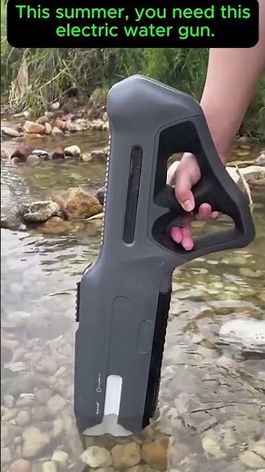 This summer, you need this electric water gun. Most POWERFUL Water Gun in the World!