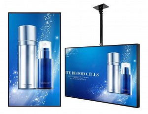 [Hot Item] 2K 4K 32 43 65 Inch Indoor Outdoor Vertical Hanging Mdiea Player Totem Digital Signage Screen LCD LED Panel Advertising Display