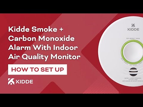 Kidde Smoke + Carbon Monoxide Alarm with Indoor Air Quality Monitor | Breathe Easier at Home