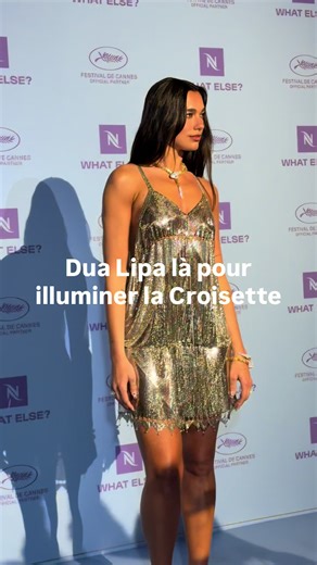 Dua Lipa là pour illuminer la Croisette #cannes2026 #festivaldecannes #dualipa