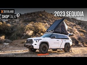 Building an Overland Storage System for our 2023 Sequoia with Goose Gear | SEMA 2022 | SHOP TALK