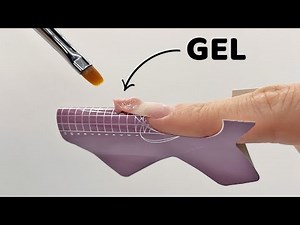 TUTO ONGLES EN GEL AVEC CHABLON