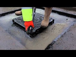 Ultracrete's HAPAS Approved Manhole Reinstatement System: Installation video
