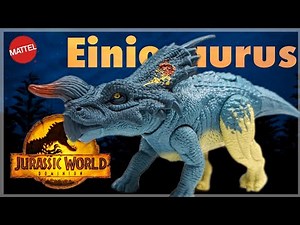 2022 Mattel Jurassic World Dominion Ferocious Pack Einiosaurus Review!!!