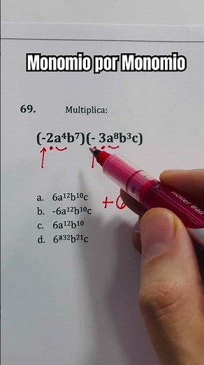 Monomio por Monomio #algebra #matematicas #cursos #clases