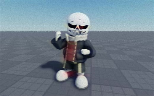 fell sans roblox studio 模型