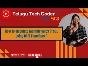 How to Calculate Monthly Sales in SQL Using DATE Functions ?