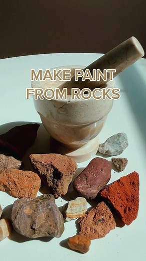 Homemade Natural Paint from Rocks: Eco-Friendly Art