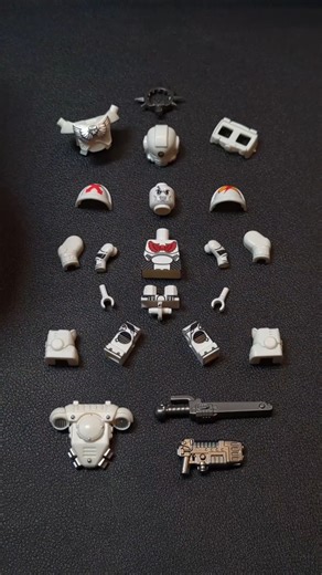 White Scars Fake Lego Warhammer 40k minifigure #fakelego #fy #fyp #fypシ