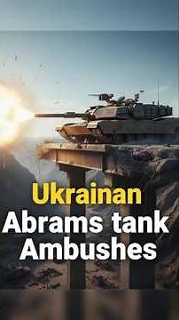 Ukrainian Abrams Tank Ambushes Russian Convoy – Unbelievable Outcome #UkraineWar #Military