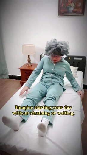 This bed assist ladder is so practical—it keeps me safe and preserves my dignity #RehabAids #AgeWithStrength #BedMobilityAid #SeniorFriendlyDesign #ehucon