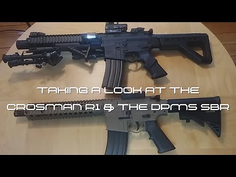 The Crosman R1 & The DPMS SBR Side-By-Side