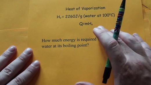 Heat of Vaporization