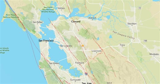 Early morning magnitude 3.1 earthquake latest to strike San Ramon area