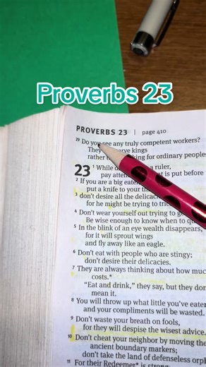 Wisdom from Proverbs 23: Lessons for Living