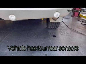 Customer States “Service Park Assist Message Showing On The Information Screen” Park Assist Sensor