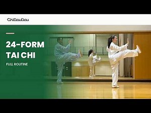 24-Form Tai Chi | Full Routine Demonstration for Beginners | ChiDouDou