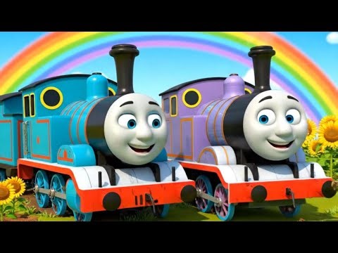 Wheels on the Train 🚆 | Nursery Rhyme & Kids Song