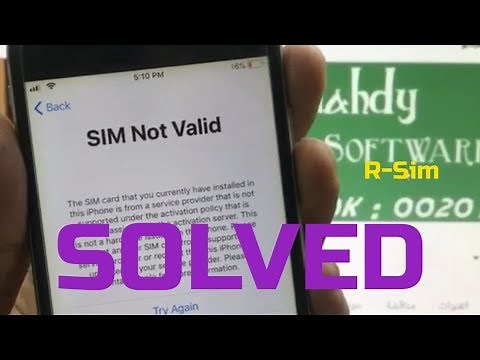 Iphone Sim Not Valid Solved
