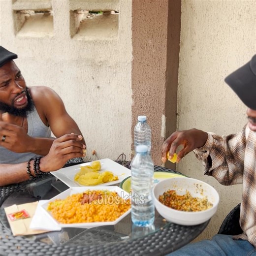 man eats stranger food, but the stranger wanted to end it all | Kolo Skits