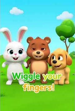 Touch Your Nose 👃 Wiggle Your Fingers ✋ | Action Song for Kids 🎶
