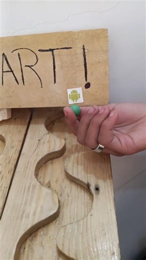 iphone vs Android marble run #satisfyingvideo #iphone #android #marblerun #viral #shorts #video