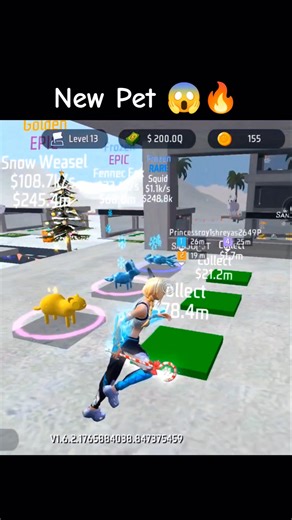 New Fusion Pet😱🔥 Steal A Pet Winter Update 💯 | #freefire #craftland #shorts