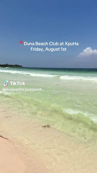 Clean beach at Dina XpuHa!