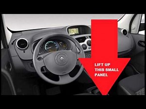 Renault Kangoo Mk2 OBD2 Diagnostic Port Location