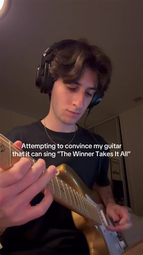 Electric Guitar Cover: “The Winner Takes It All” Solo
