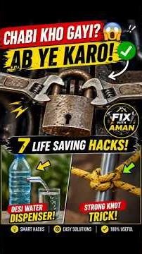 Smart DIY Tricks for Every Problem! #FixWithAman #shorts #viralshorts