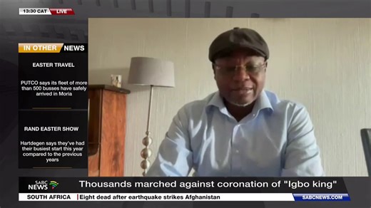 WATCH | Founding President of the Nigerian Union in South Africa Jason Osuafor has sought to clarify the alleged coronation of the Nigerian "Igo KIng" in KuGompo City, saying it was an Igo Ebo ceremony where they pray for rain and a good harvest before they plant seeds.