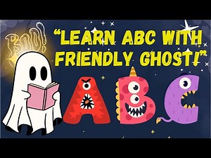 Learn ABC with a Friendly Ghost | Fun A to Z for Kids | Alphabetz Academy